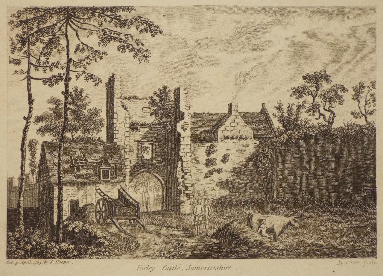 Print - Farley Castle, in Somersetshire.